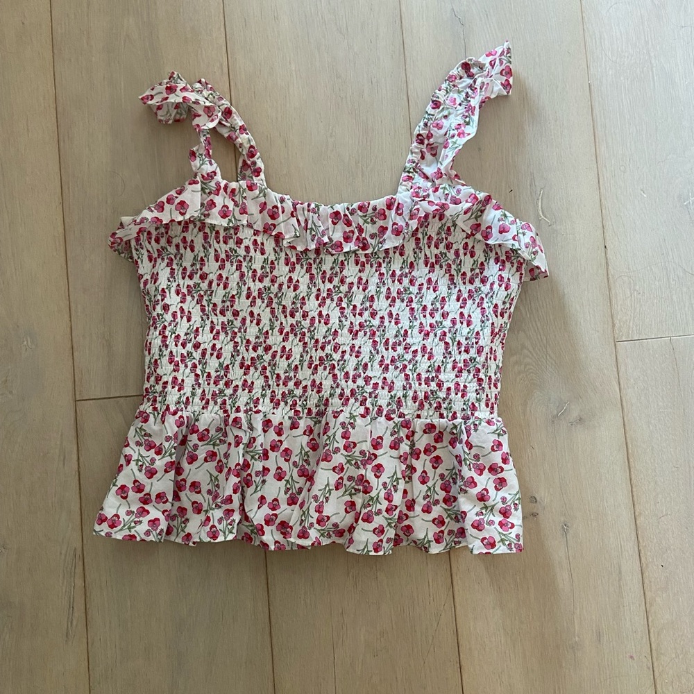 Jcrew Peplum Top